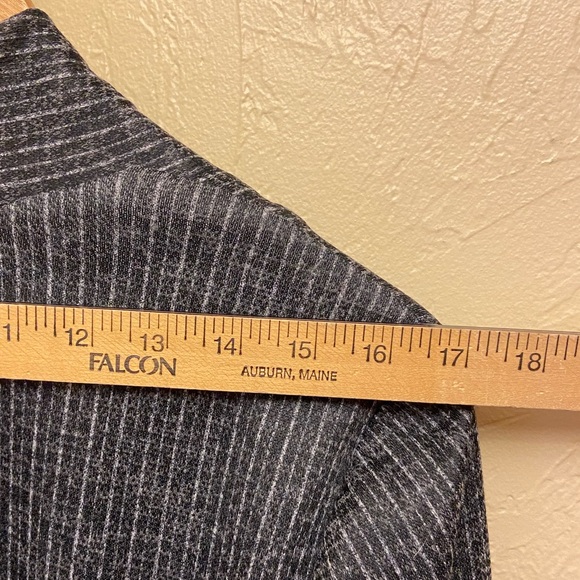 NWT Connected Apparel Pinstripe Pull-on Knit Business Dress - Picture 8 of 16